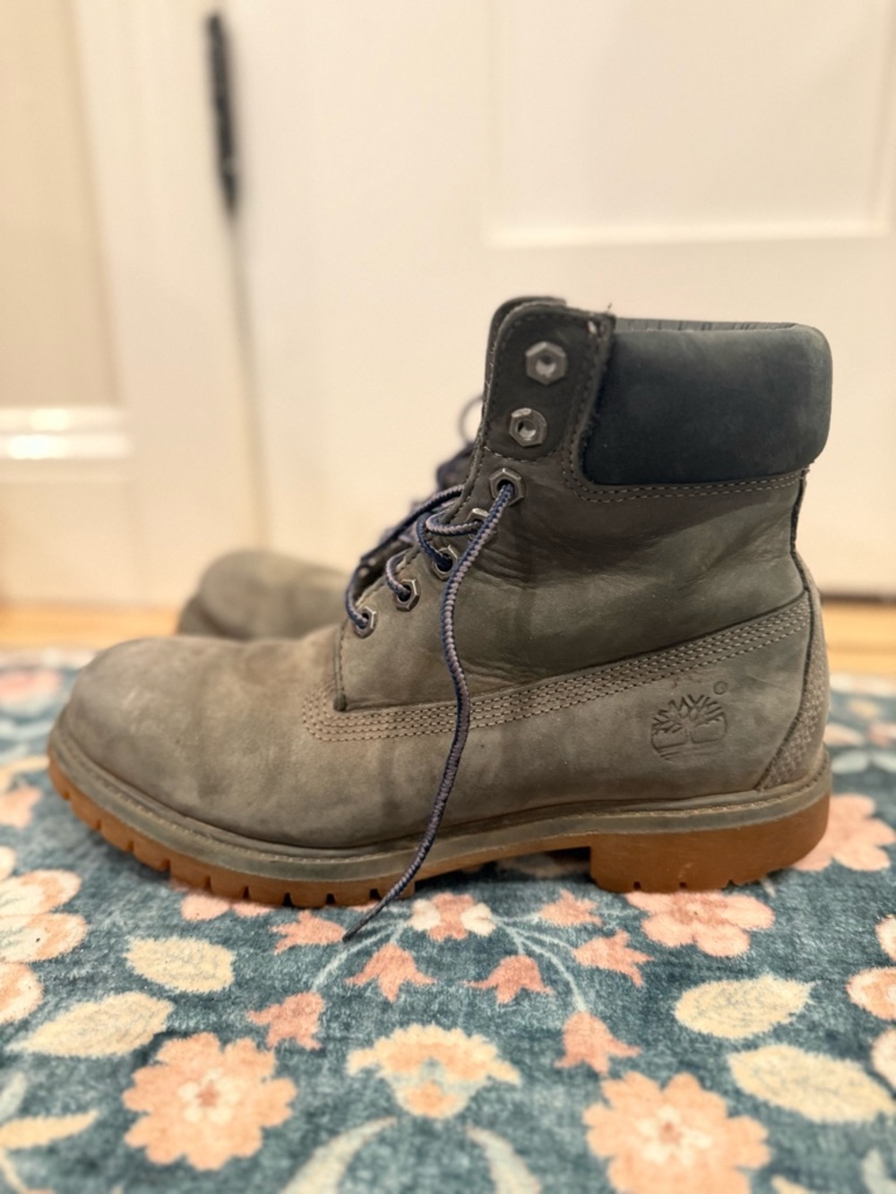 Men's Timberland  Premium Gray Waterproof Boots